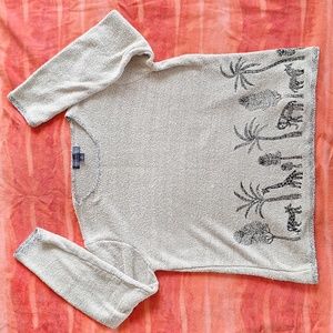 Northern Isles silk and linen lightweight sweater size XL